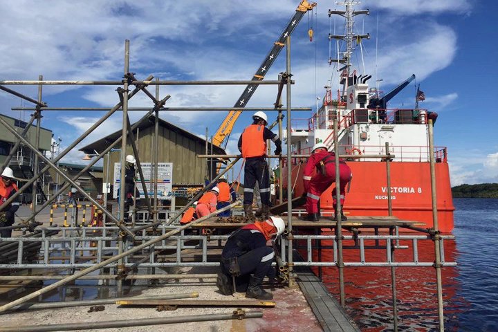 Scaffolding works
